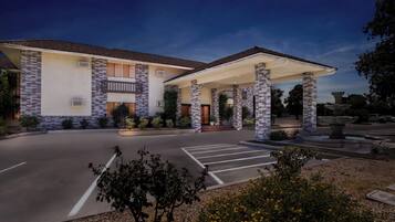 Front of property - evening/night