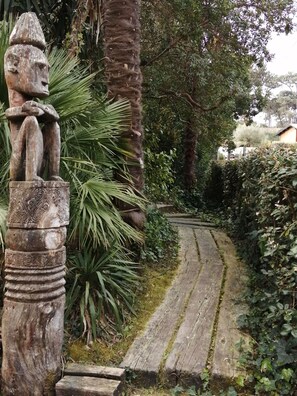 Property grounds - Pretty villa in a green setting close to the beach (LEGE CAP FERRET)