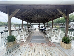 Property grounds - Outdoor Patio, Family Home, Lots of Parking, Flat Lot, Huge Dock & Crappie Beds (Gravois Mills)