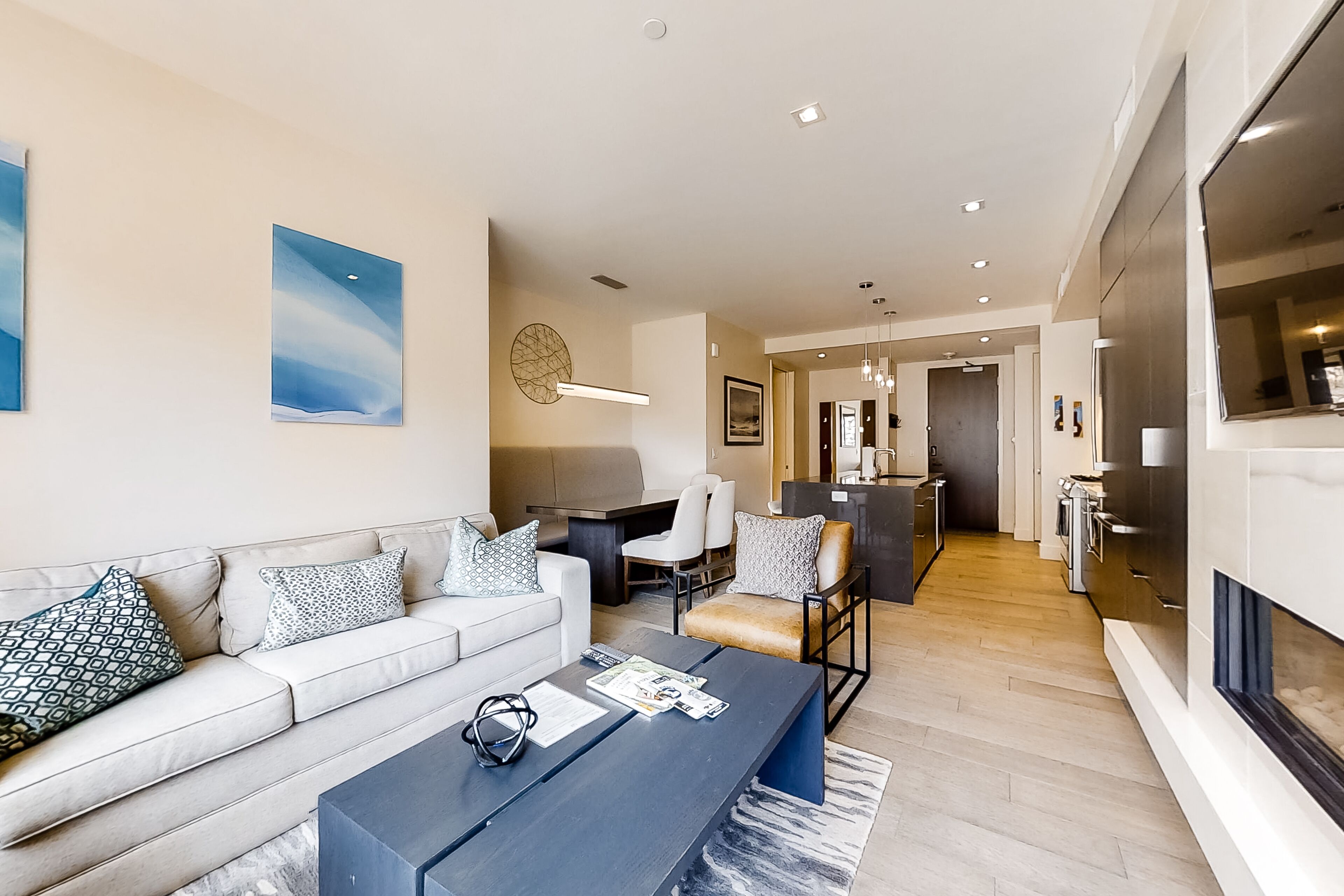 Pool Deck, Hot Tubs & Gym | Stunning Condo in New Ski-In, Ski-Out Community