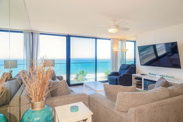 Living Room with Sleeper Sofa and Ocean Views