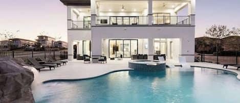 Una piscina climatizada