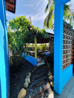 Free daily self-service breakfast 