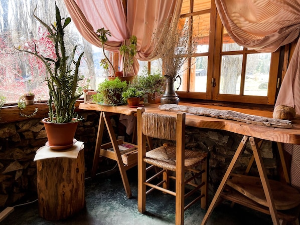 Comfort-Ferienhütte | Wohnbereich