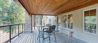 Sophisticated St. Moritz Condo with fireplace, expansive patio & mountain views