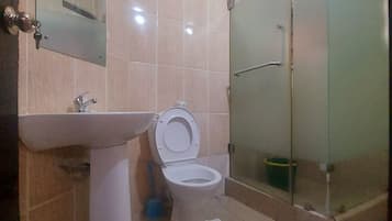 Combined shower/tub