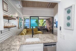 Interior - Modern-rustic beach renovation. Direct oceanfront views! (Lahaina)