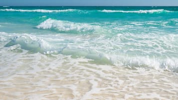 Beach nearby, sun-loungers