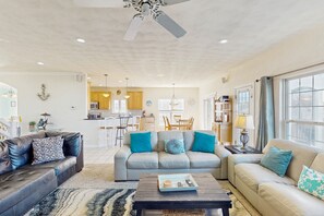 Televisión, chimenea y futbolito 