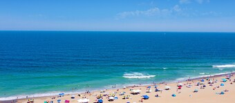 Oceanfront, corner condo with wrap-around deck, great views & on-site pool/gym