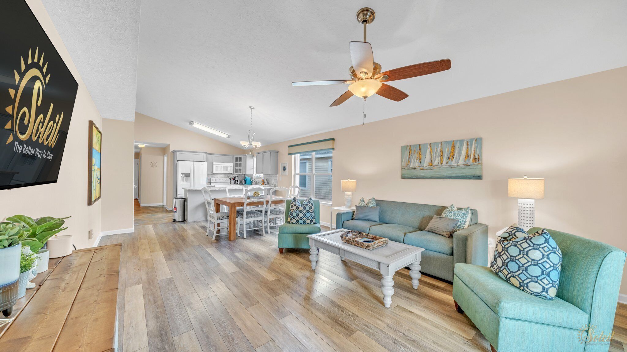 Flat-screen TV, Netflix, streaming services