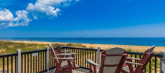 Stunning oceanfront home with private indoor/outdoor pools, game room, theater