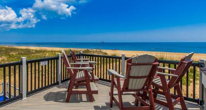 Stunning oceanfront home with private indoor/outdoor pools, game room, theater
