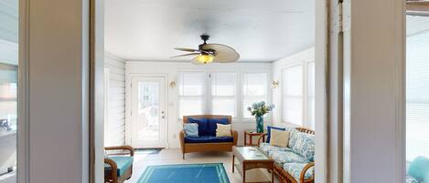 TV, DVD player, table tennis