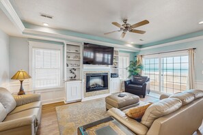 TV, table football, ping pong