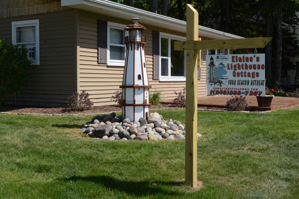 Centrally located, four season retreat w/firepit and lakeview.
