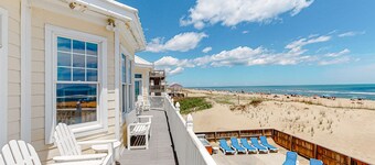 Oceanfront home with private pool, hot tub, amazing views, media room, game room