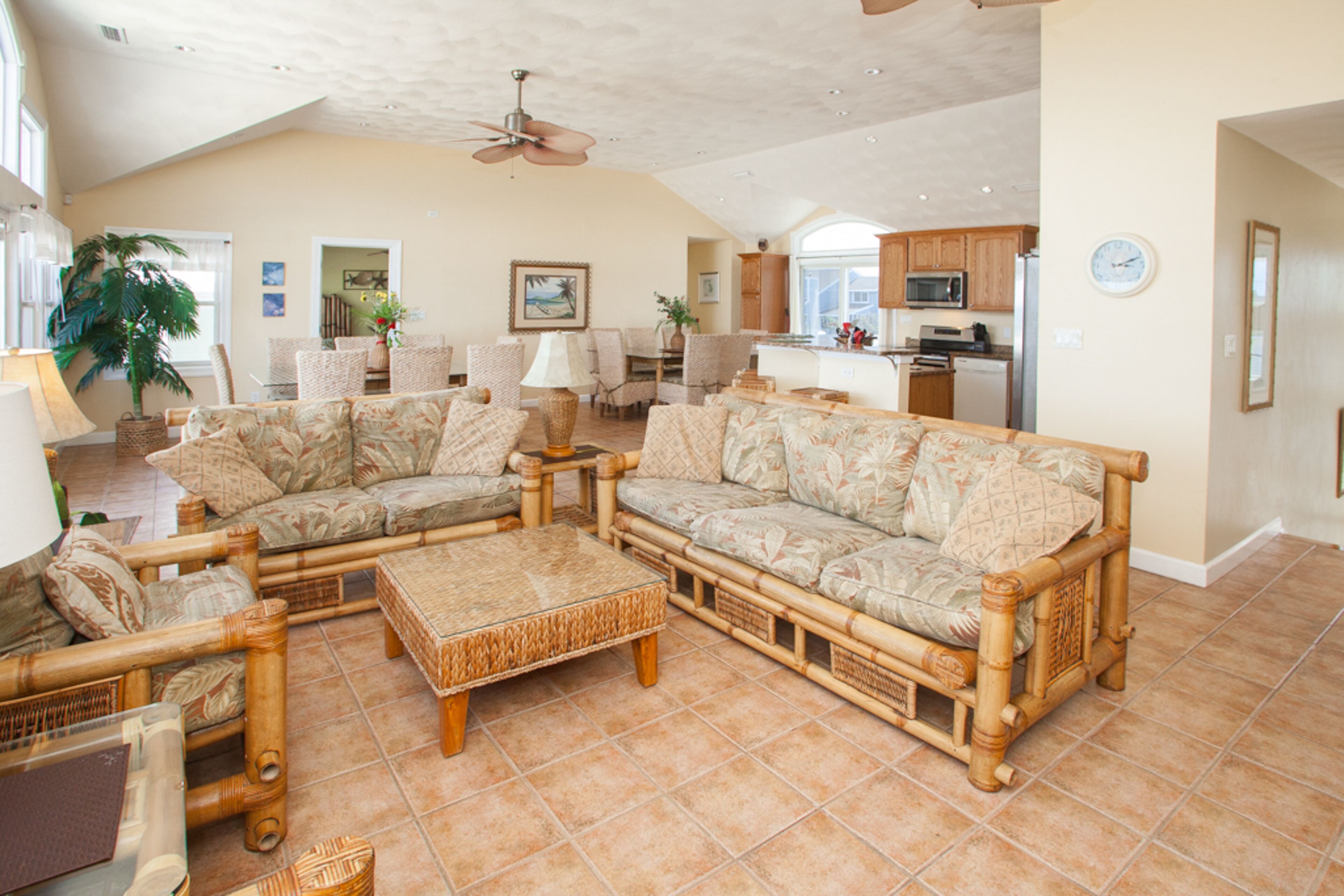 Oceanfront home with pool, hot tub, central AC, & furnished deck - near shopping