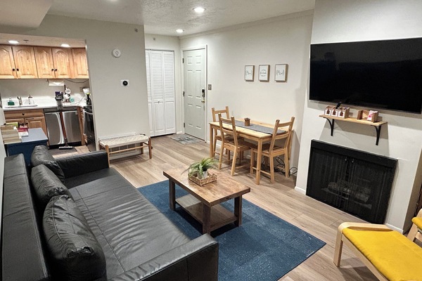 TV connectée, cheminée