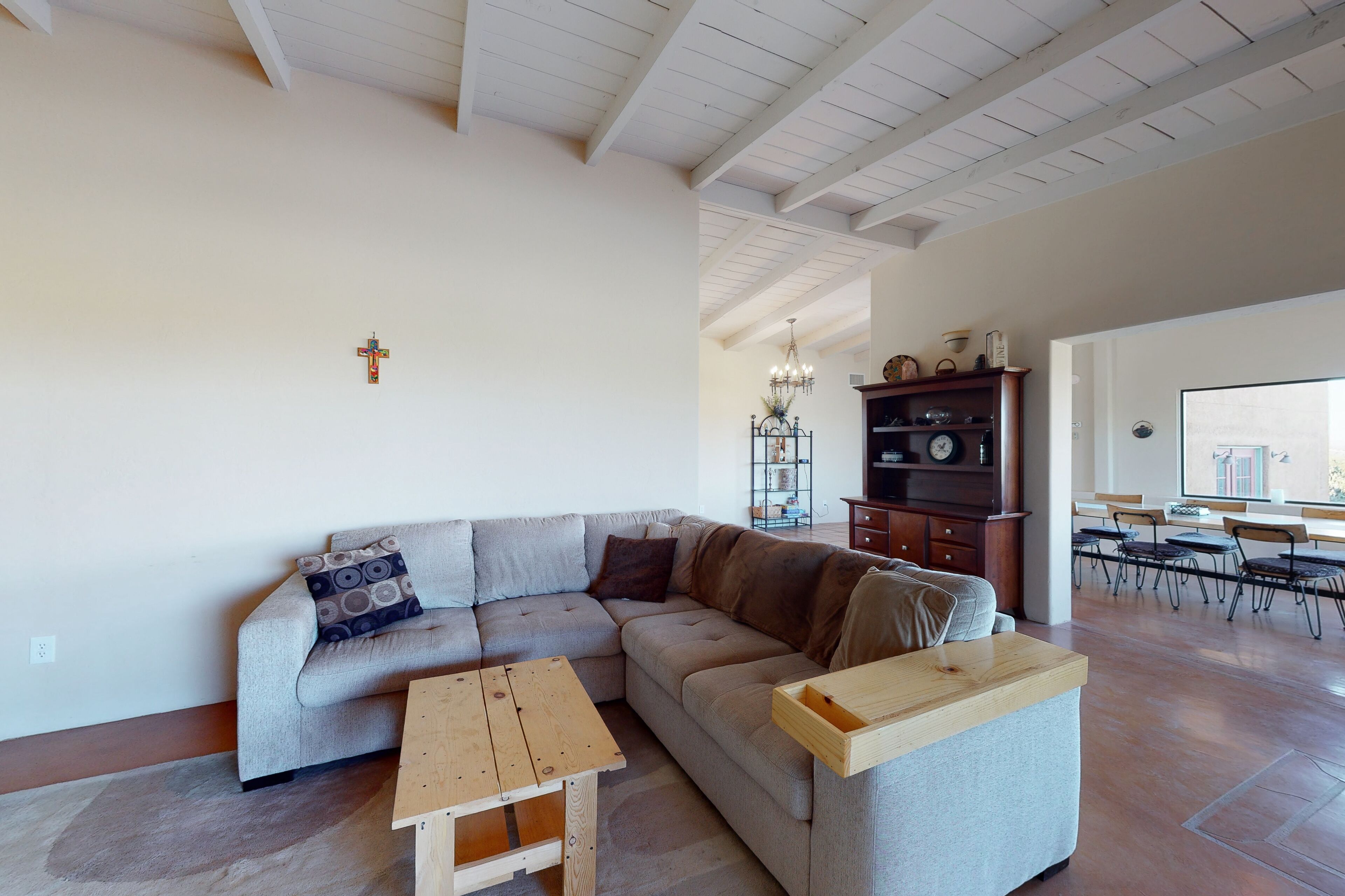 Secluded mountain-view haven with pool, hot tub, office, AC, & WiFi - near town