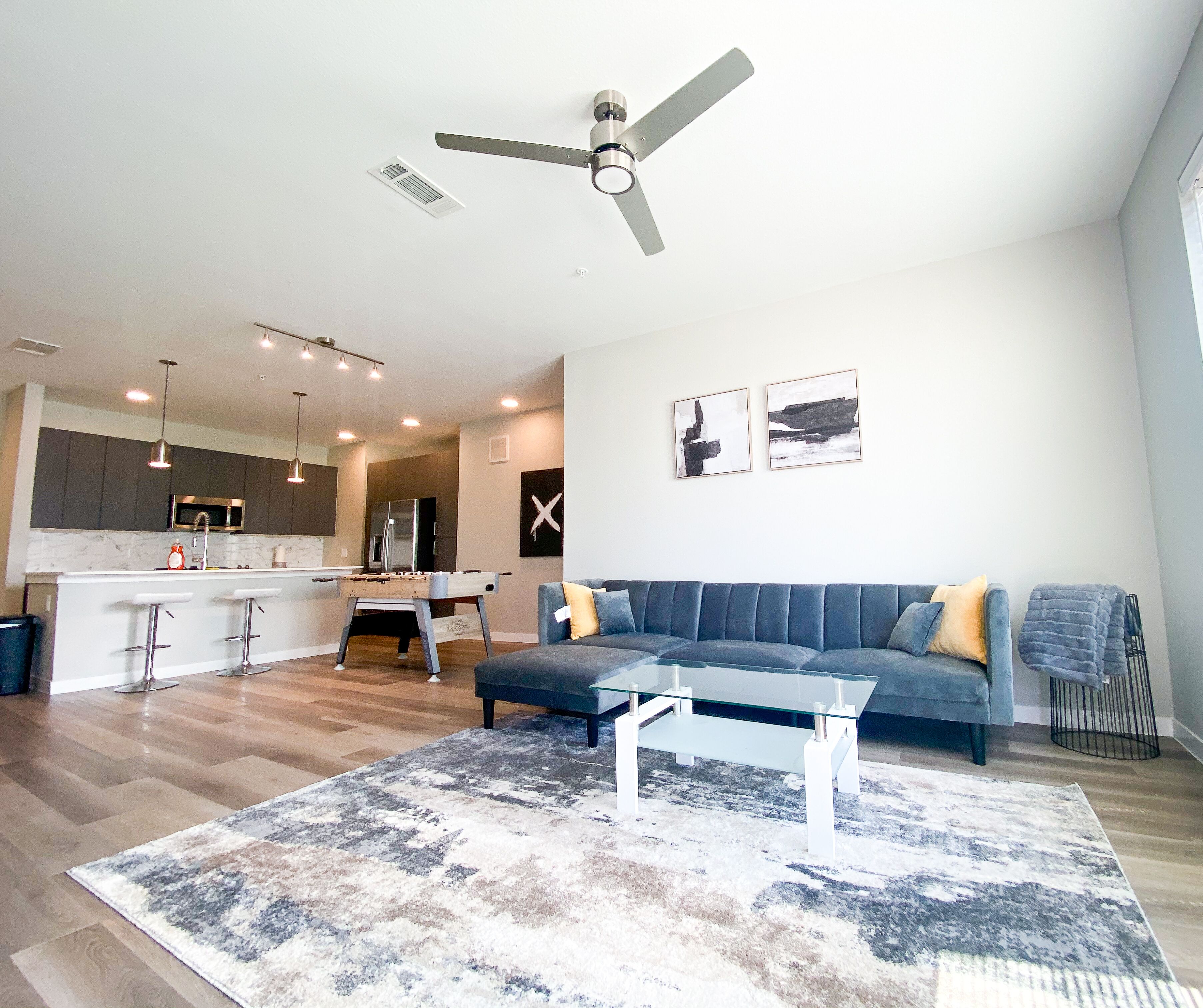 New spacious 2 bed 2 bath apartment with a yard!