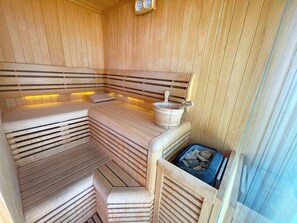 Sauna - Holiday apartment with a balcony and a view (Dramalj)