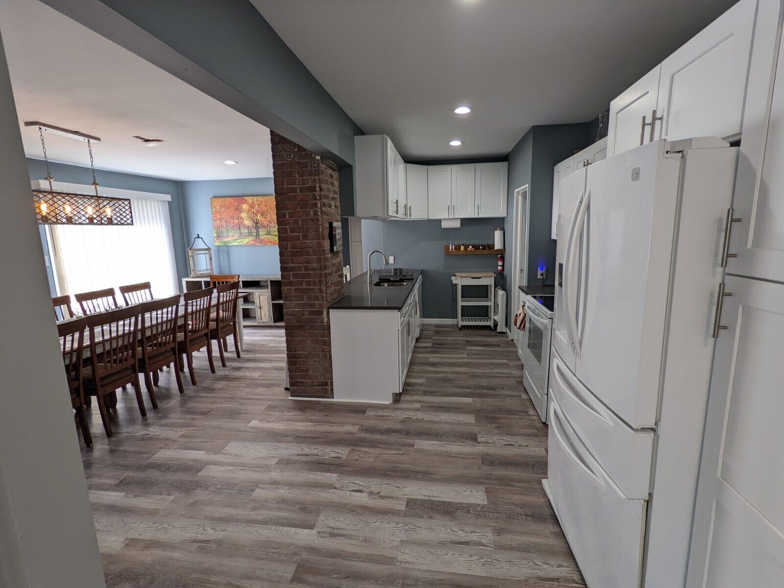 Manor house renovated with rustic charm