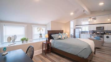 1 dormitorio, tabla de planchar con plancha, wifi y ropa de cama