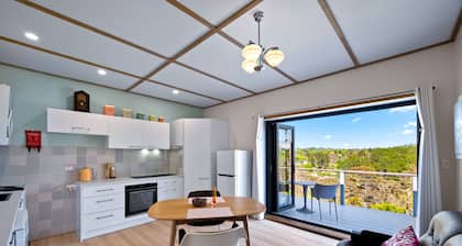 The Origami Apartment. Spacious, private, local views......close to town