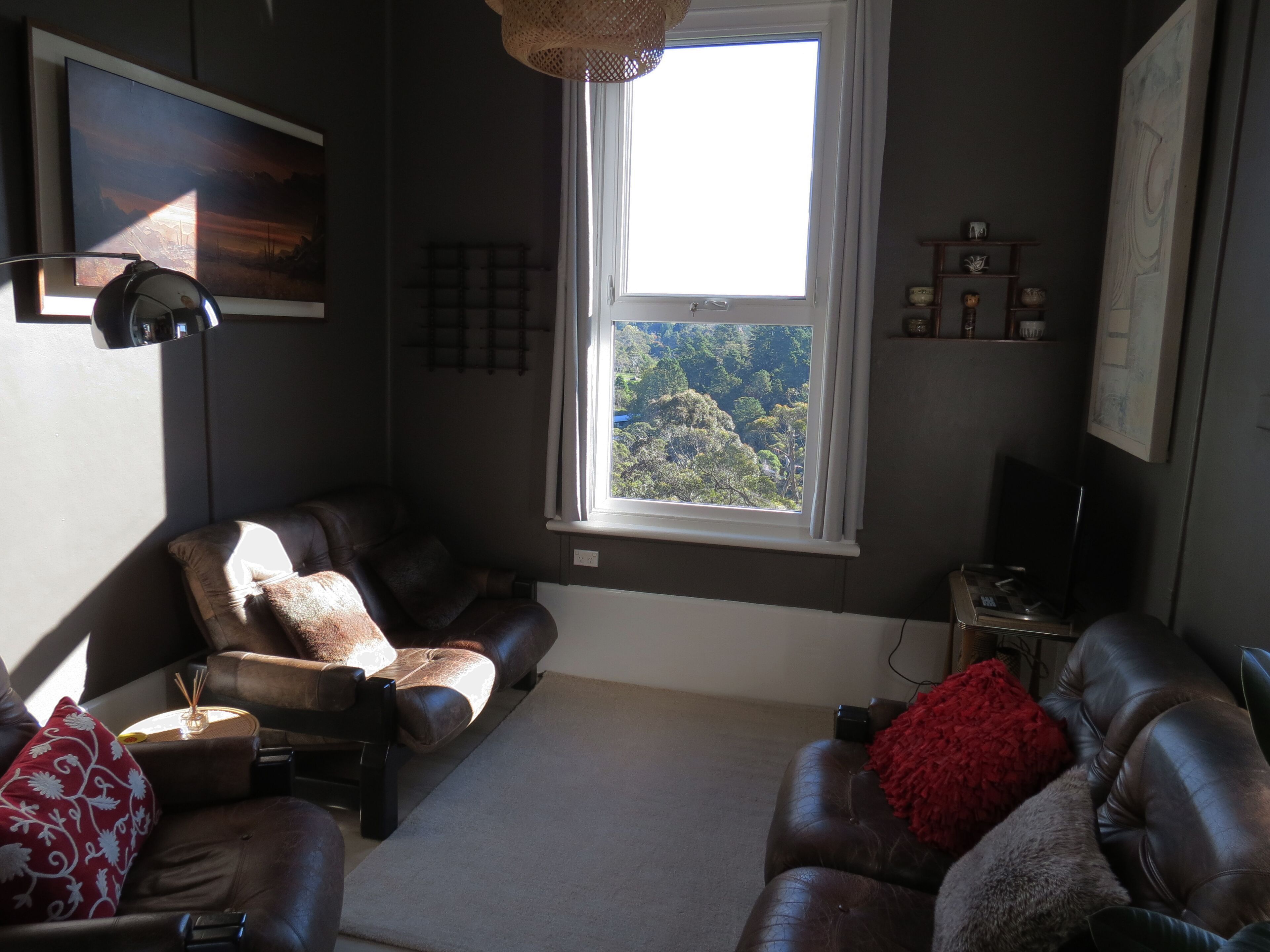 The Origami Apartment. Spacious, private, local views......close to town