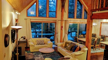 Smart TV, foosball, table tennis, books