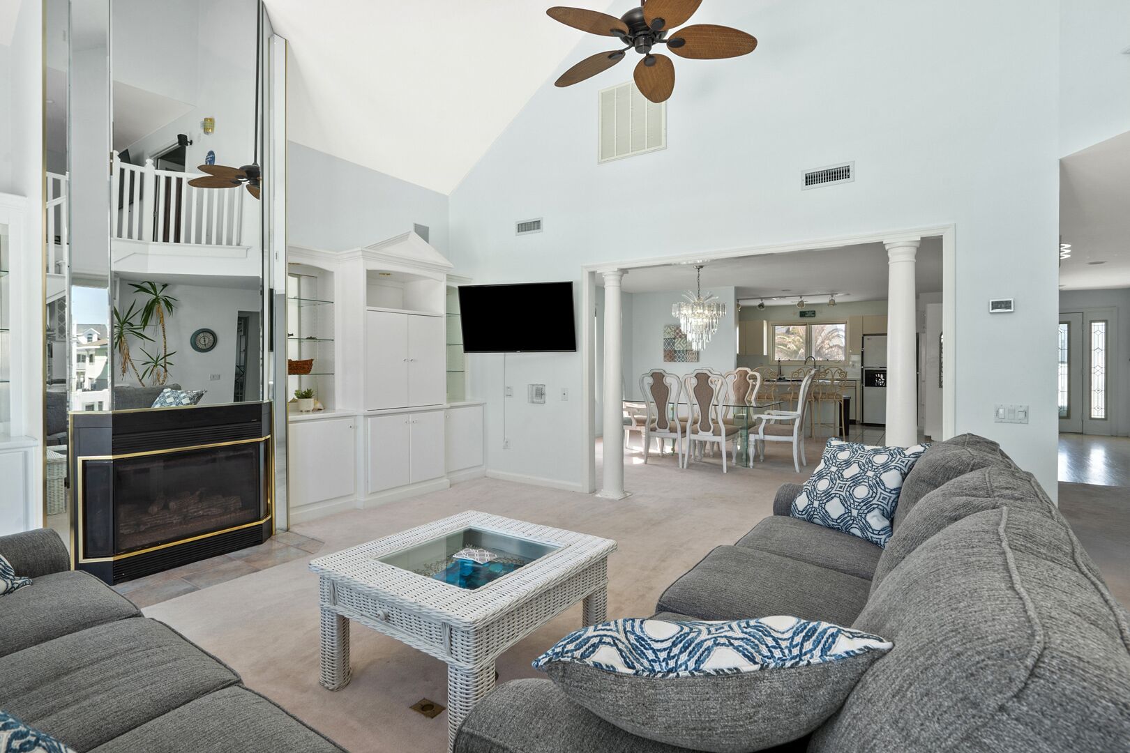 Four-bedroom Cherry Grove channel home, short walk to the beach