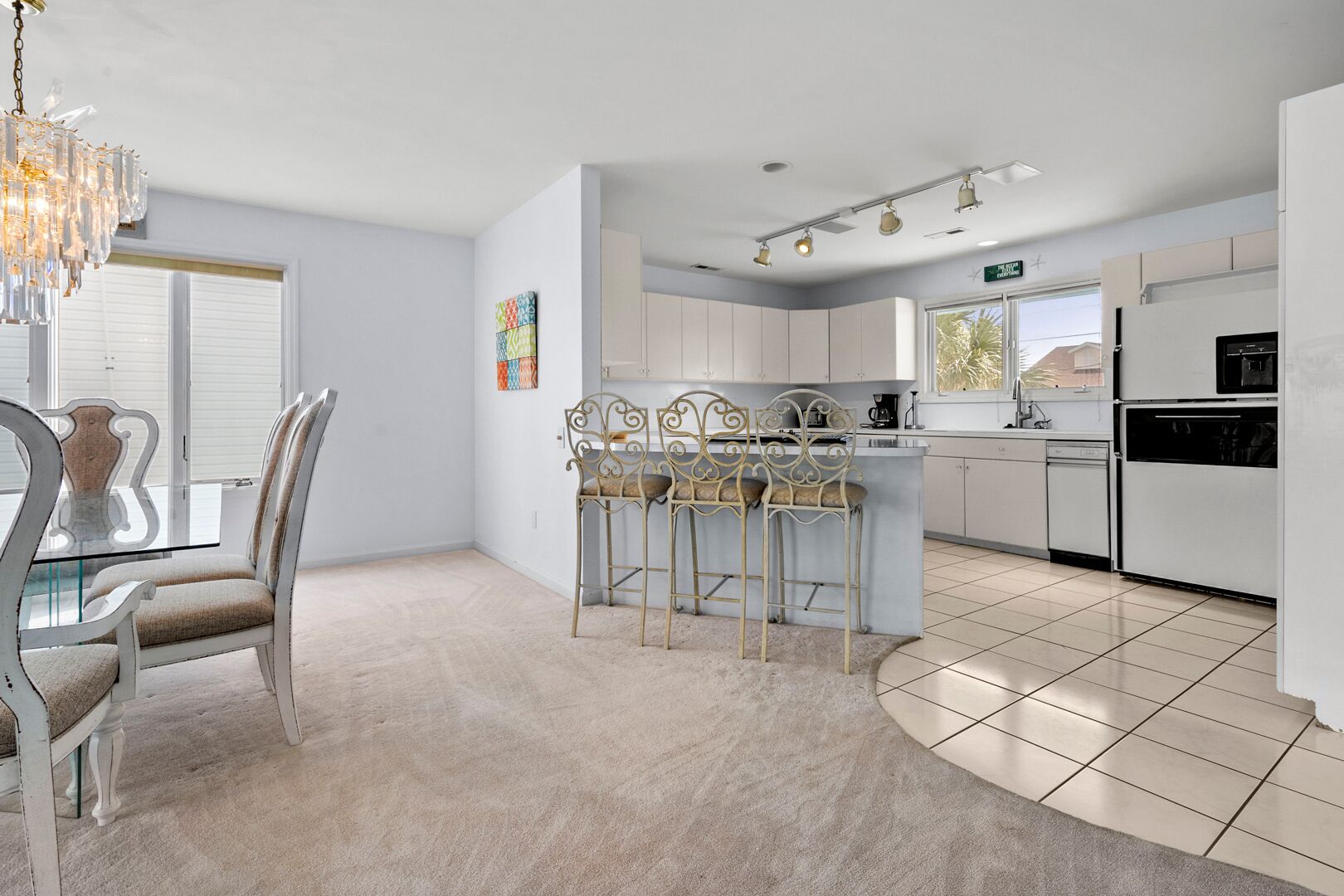 Four-bedroom Cherry Grove channel home, short walk to the beach