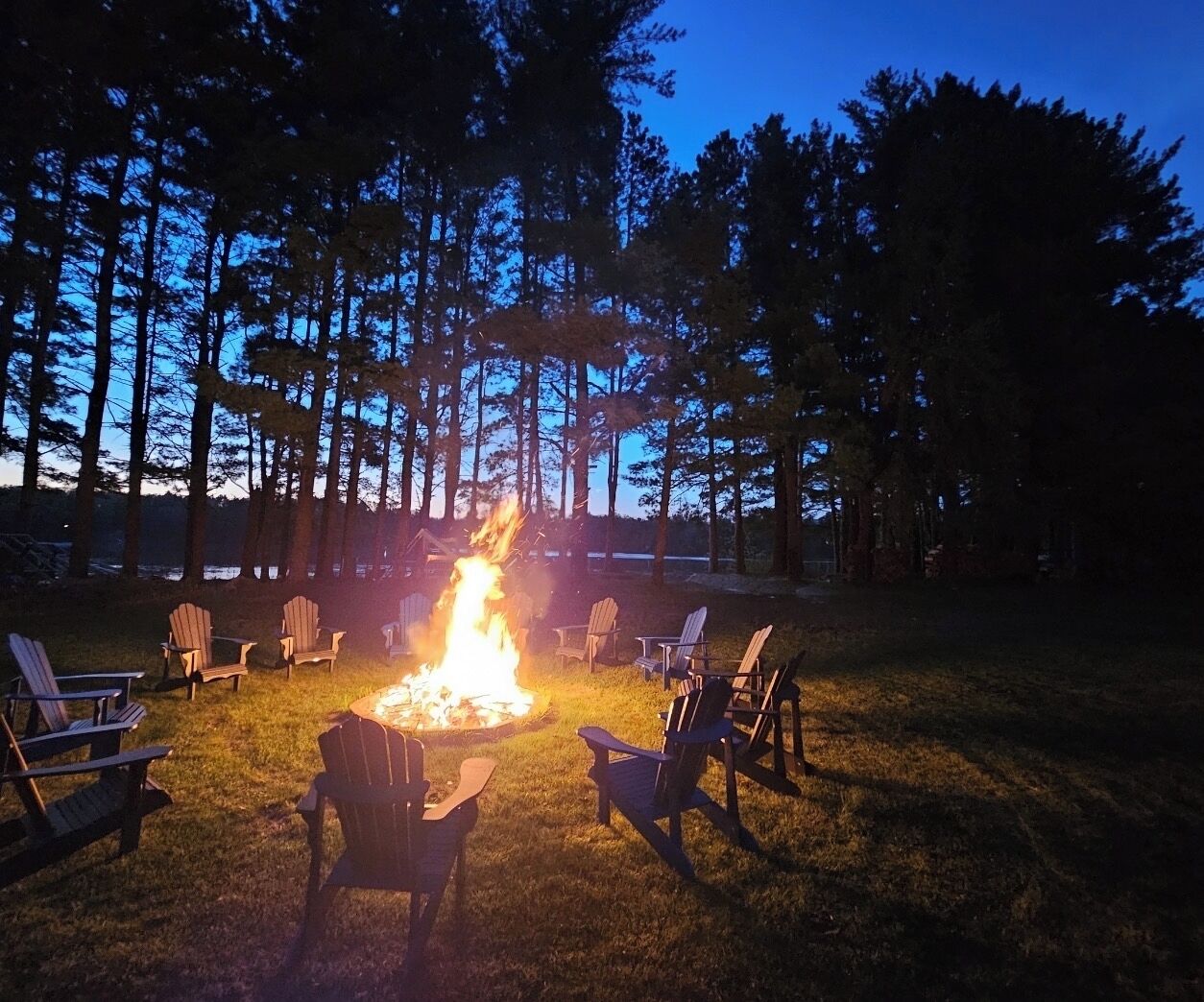 Enjoy the campfire under the stars