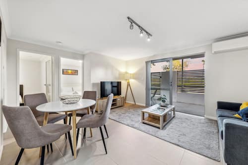 Modern 2 Bed and 2 Bath Standard Apartment | Living area
