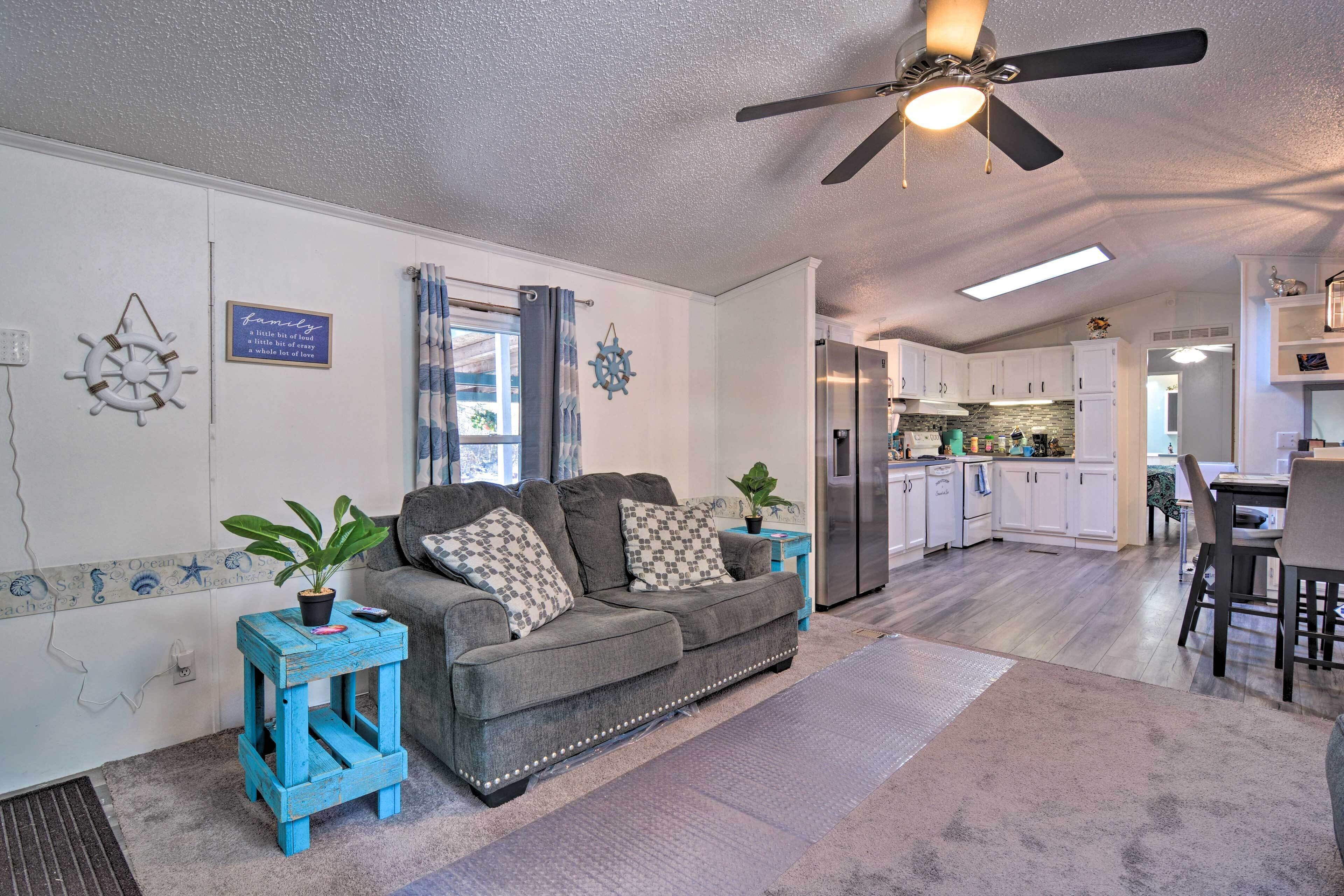 Houghton Lake Area Home w/ Fire Pit & Yard!