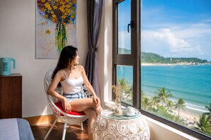 Egyptian cotton sheets, premium bedding, individually decorated - SONTRA SEA HOTEL (Da Nang)