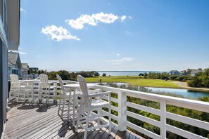 Unclassified image, 2 of 46, button - Soundbreeze Sunset: Golf and sound views, hot tub, dog friendly, elevator. (Nags Head)
