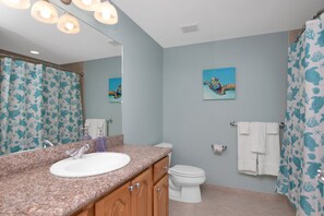 Shower, hair dryer
