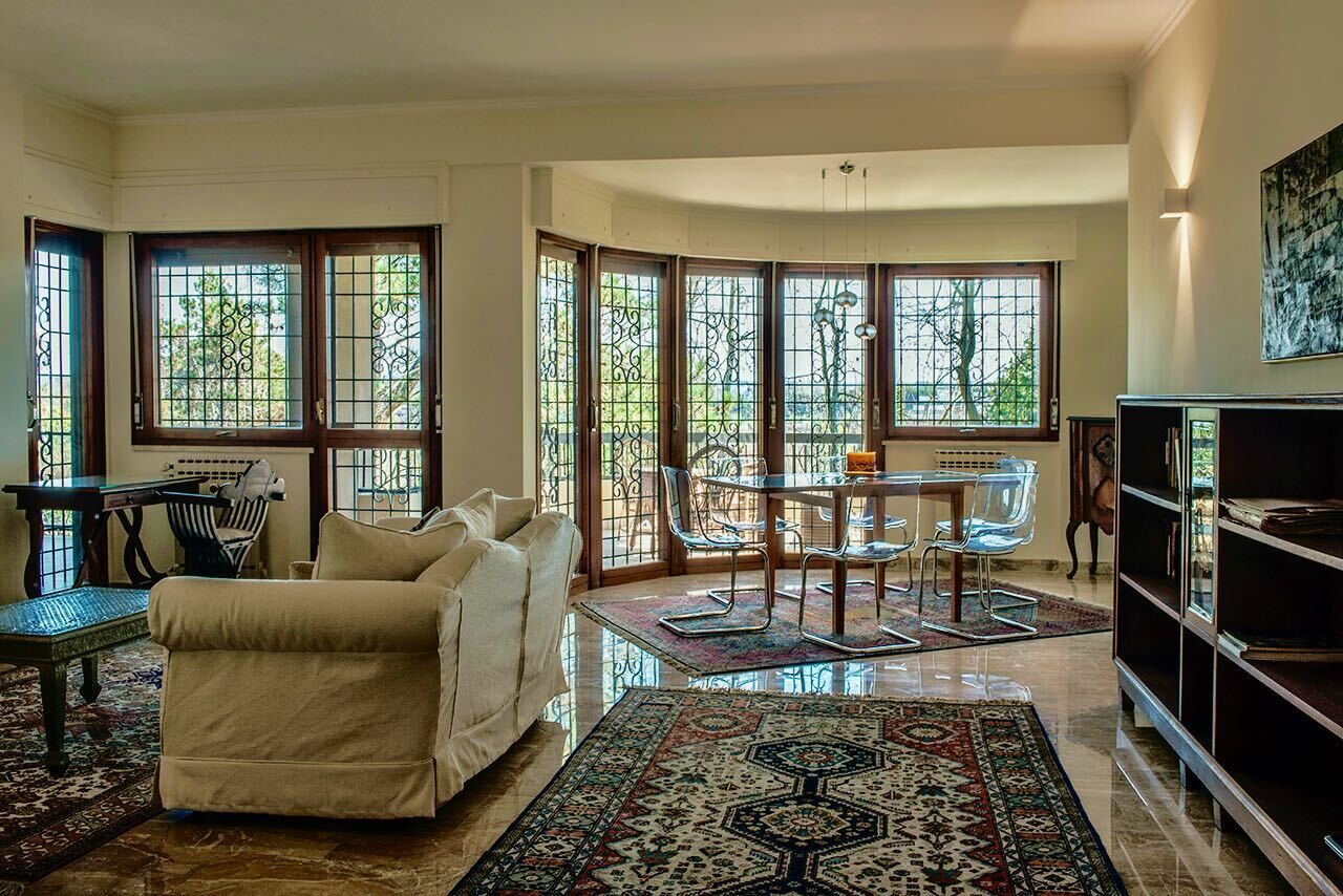 ★★★★★  Spacious Park Apt in Rome/Terrace/Parking/Garden/Minutes from Metro Stop