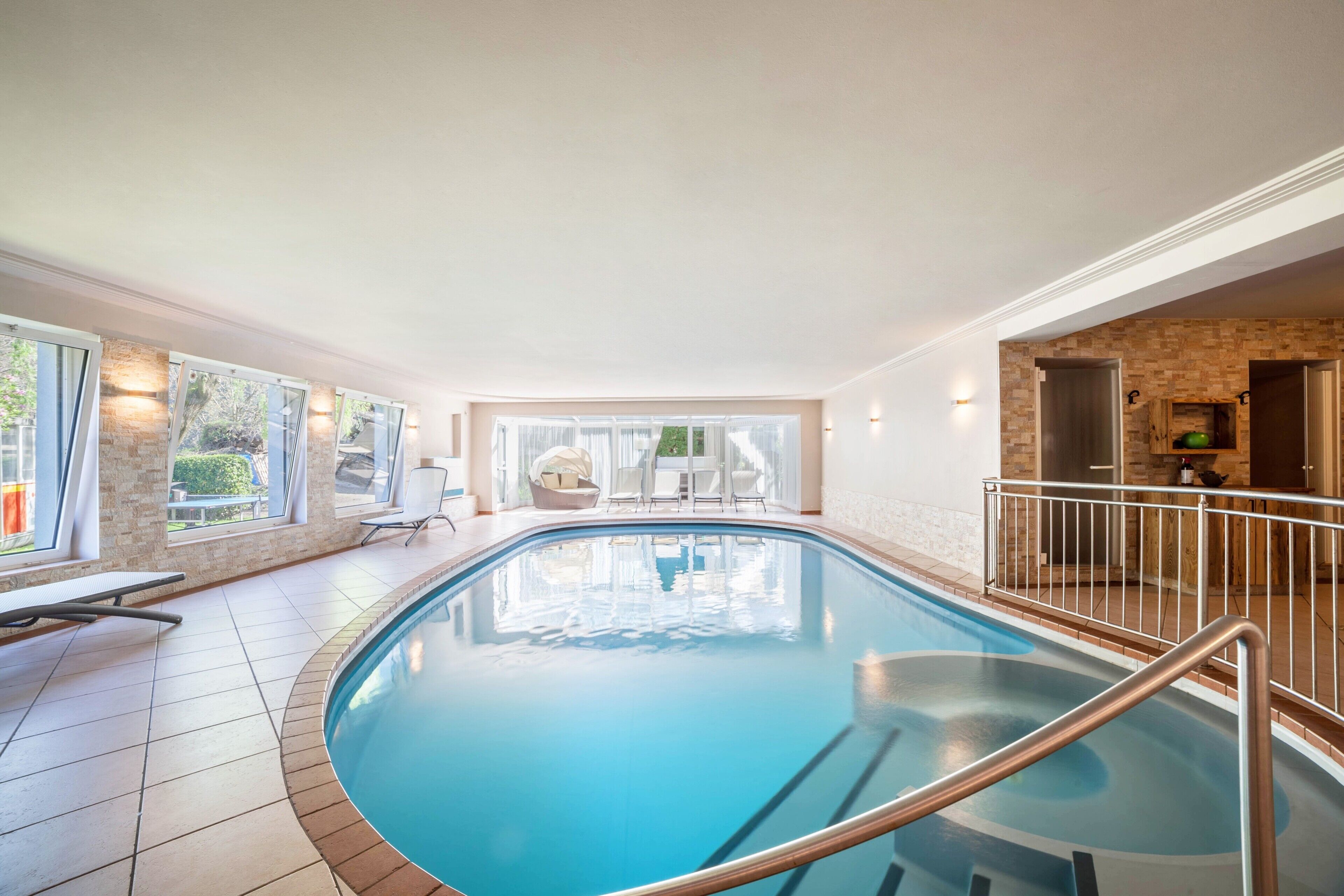 Indoor pool, a heated pool