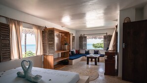 Panoramic Room, 3 Bedrooms, Ocean View | View from room - PILI PILI UHURU (Jambiani)