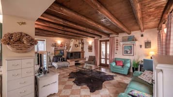 TV, fireplace, table tennis