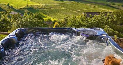 Magnifique villa luxe piscine-spa-vue panoramique vignes