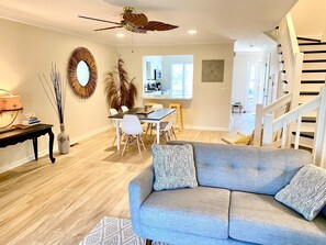 Smart TV, fireplace, streaming services - Spacious 3-Level Townhouse w/ 3 Community Pools, Tennis & Parking Pass for Rehoboth Beach (Rehoboth Beach)