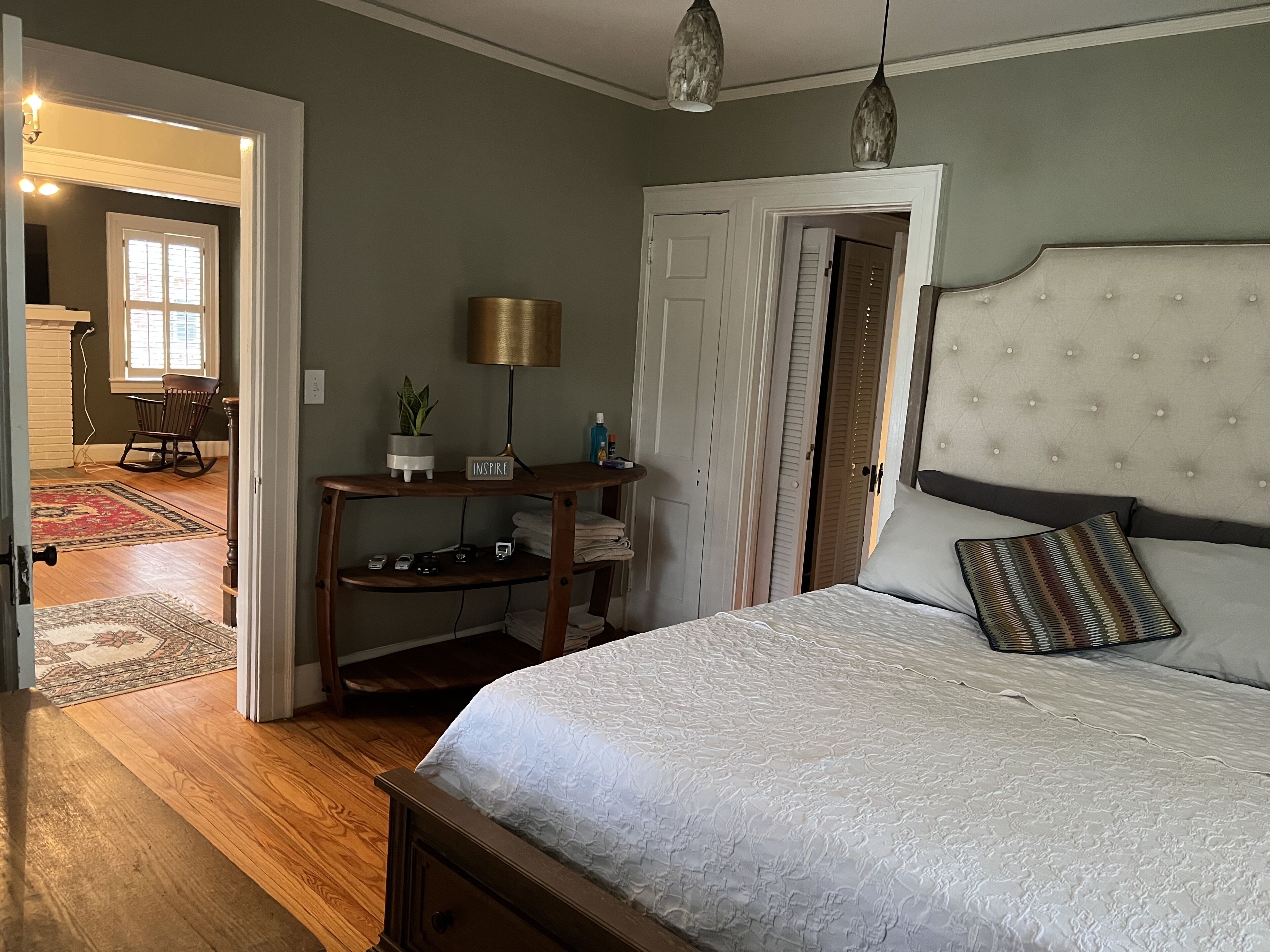 Downtown High Point. Private back yard with patio. Home gym.