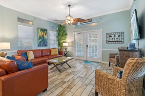 Hus - 4 soveværelser | Opholdsområde | Tv, bordfodbold