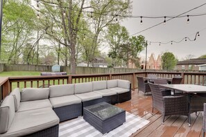 Outdoor dining - 3BR in East Nash with YARD • Walk to Shops & Eats (Nashville)