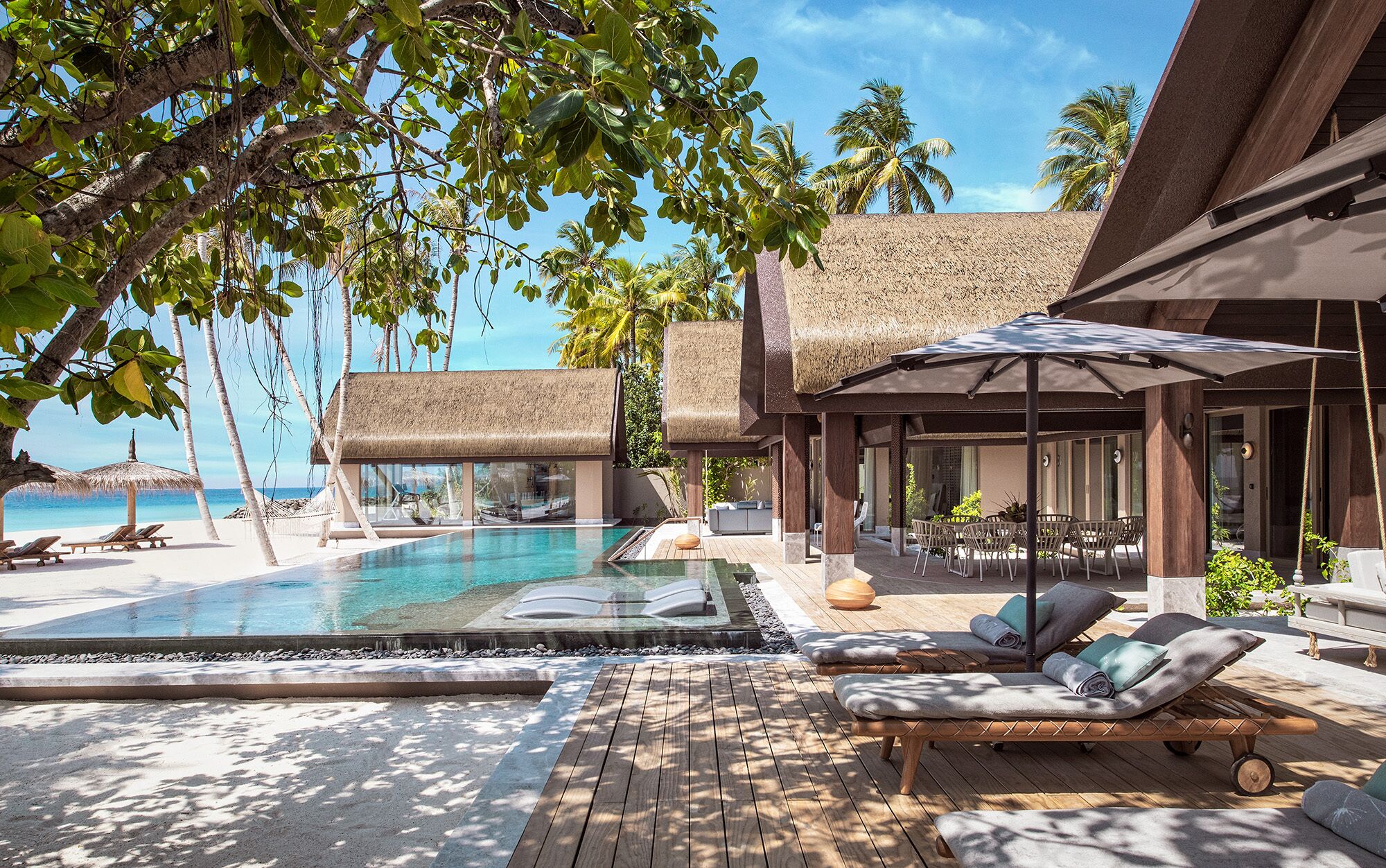 Room, 3 Bedrooms (Wellbeing Beach Pool Residence) | Egyptian cotton sheets, premium bedding, down comforters, minibar