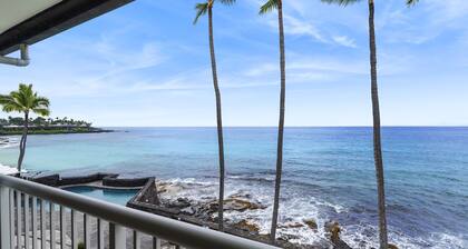 KONA MAGIC SANDS#309 TOP FLOOR DIRECT BEACHFRONT, AIR CONDITIONING!!